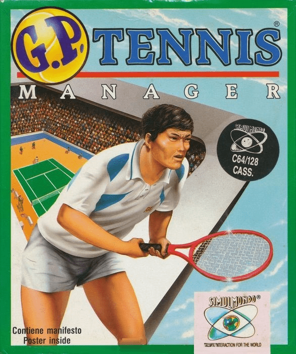 G.P. Tennis Manager box art for Commodore 64